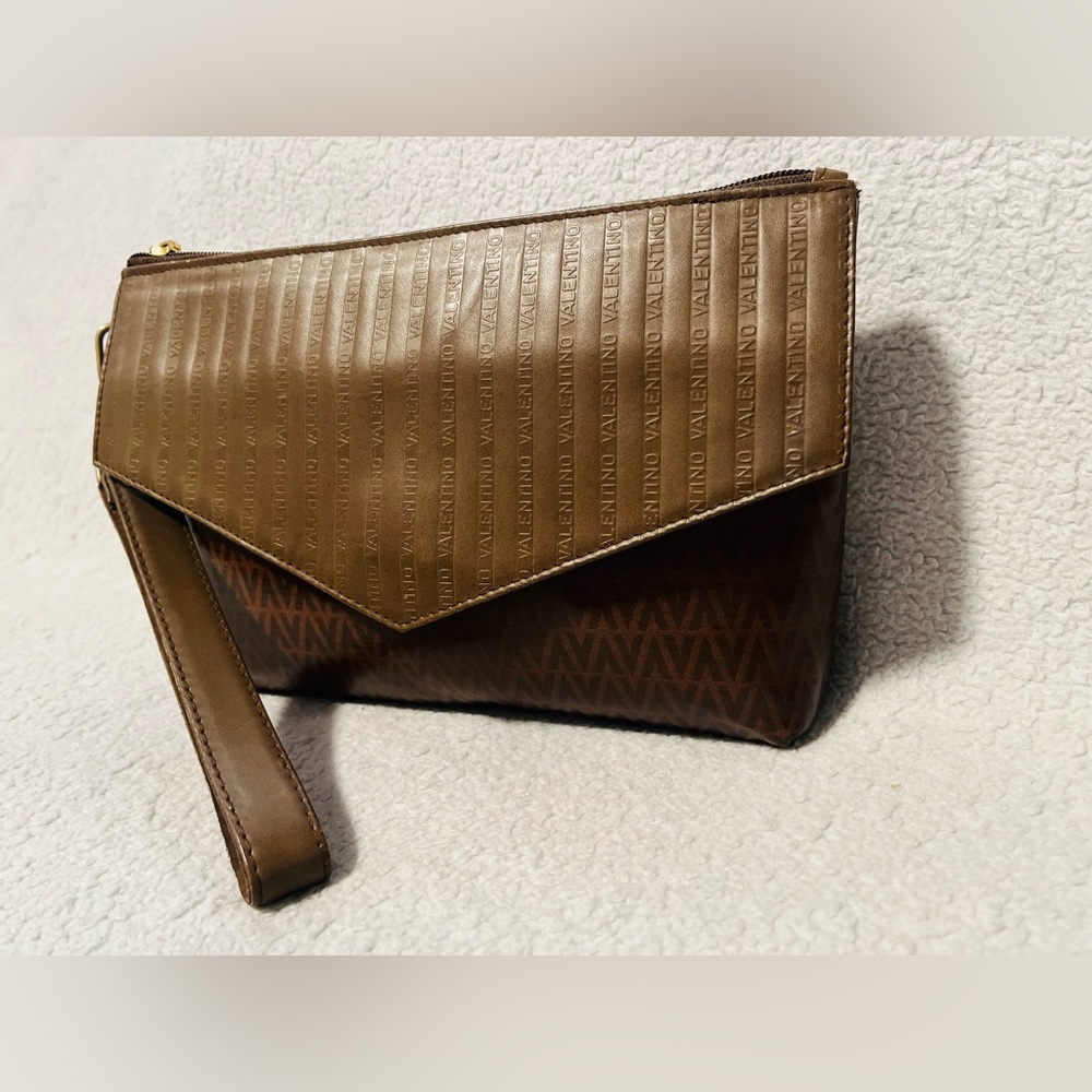 Mario Valentino Monogram Clutch/Wristlet - Picture 11 of 12